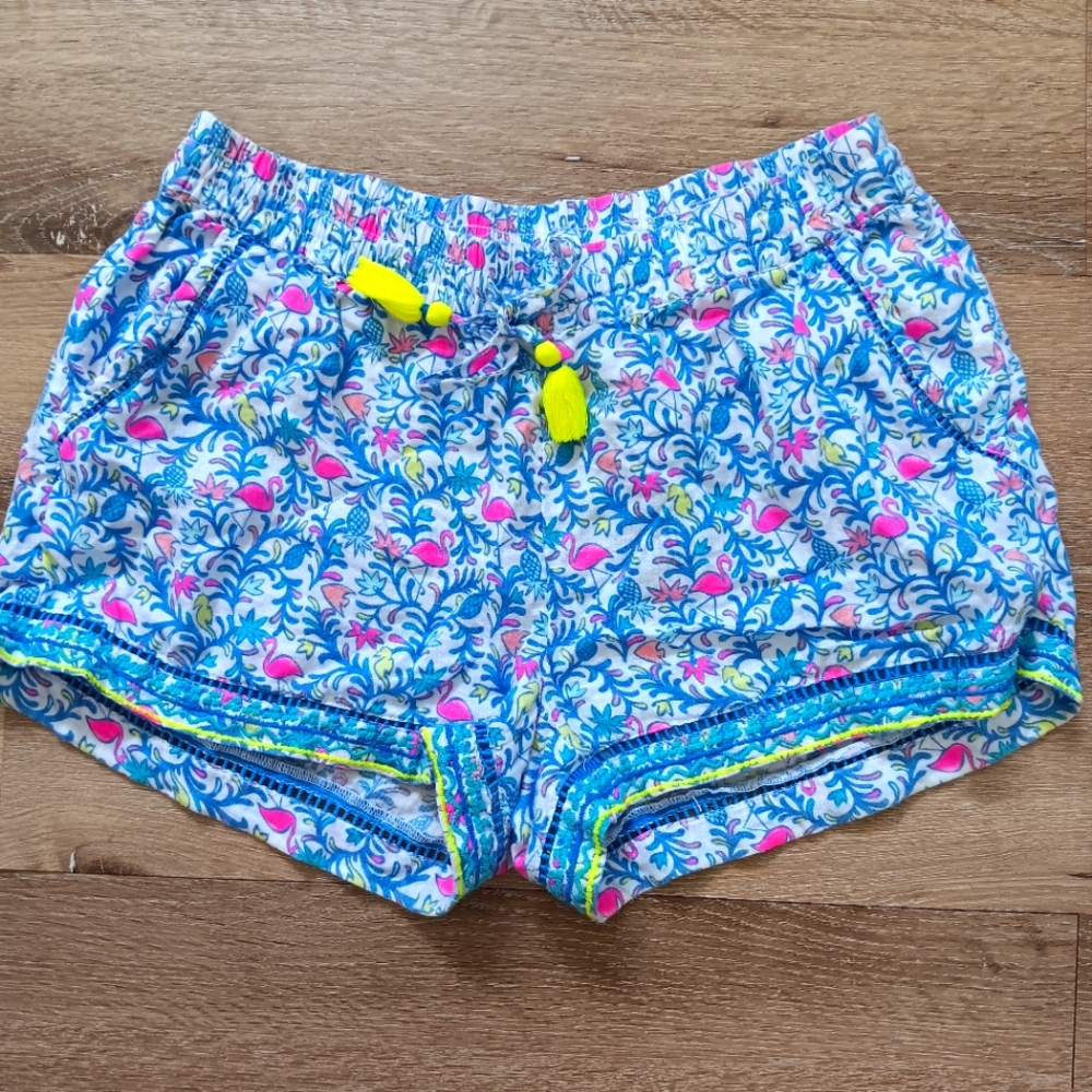 100% Linen Vinyard Vines Drawsteing Flaminho Shorts Size Small